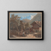 Berglandschap - Henri Boug d'Orschwiller — ingelijst kunstwerk aan de muur
