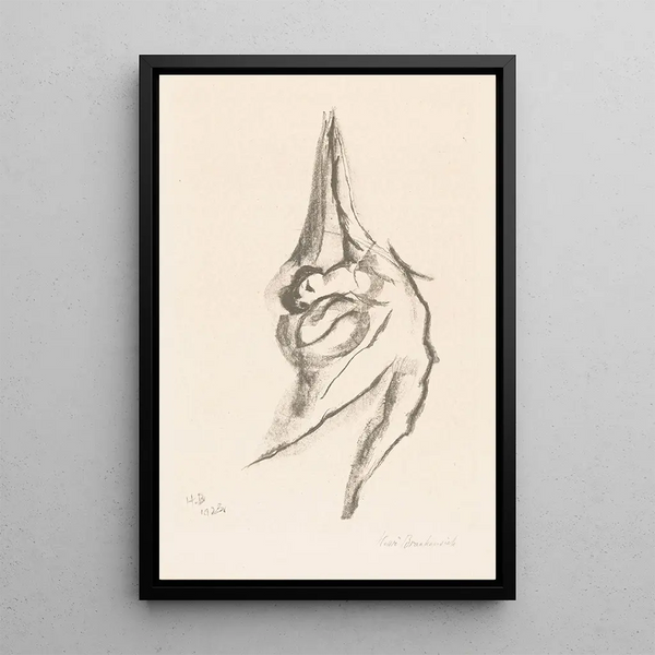 Dansende vrouw - Henri Braakensiek — ingelijst kunstwerk aan de muur