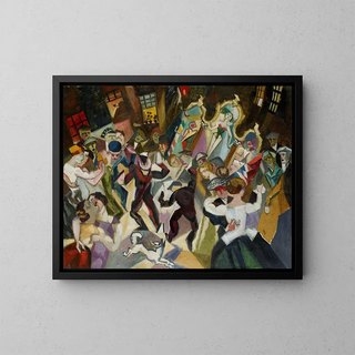Jordaan - Henri Braakensiek — ingelijst kunstwerk aan de muur