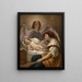 L'ange gardien - Henri De Caisne — ingelijst kunstwerk aan de muur