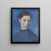 Jonge vrouw - Henri Doucet — ingelijst kunstwerk aan de muur