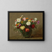 Bloemenmandje in de tuin - Henri Fantin-Latour — ingelijst kunstwerk aan de muur