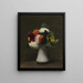 Fantin-Latour’s Dahlias — framed art print on a wall