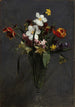 Bloemen van de lente: tulpen, narcissen, hyacinten, narcis en goudsbloemen - Henri Fantin-Latour | Reproduction — weergave van het kunstwerk
