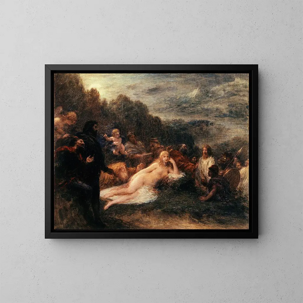 Hélène - Henri Fantin-Latour — ingelijst kunstwerk aan de muur