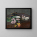 Jacinthen, tulpen en viooltjes gelegd op een tafel - Henri Fantin-Latour — ingelijst kunstwerk aan de muur