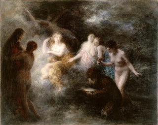 De Verleiding van Sint-Antonius - Henri Fantin-Latour — weergave van het kunstwerk