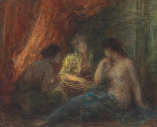 Het spel - Henri Fantin-Latour — weergave van het kunstwerk