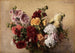 Boeket bloemen van mauves - Henri Fantin-Latour — weergave van het kunstwerk