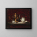 Natuurstudie met samovar - Henri Fantin-Latour — ingelijst kunstwerk aan de muur