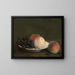 Pêches et raisins dans un bol en porcelaine - Henri Fantin-Latour — ingelijst kunstwerk aan de muur