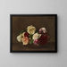 Rozen in een vaas - Henri Fantin-Latour — ingelijst kunstwerk aan de muur