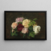 Rozen van Nice op een tafel - Henri Fantin-Latour — ingelijst kunstwerk aan de muur