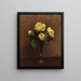 Rozen geel Maréchal Niel - Henri Fantin-Latour — ingelijst kunstwerk aan de muur
