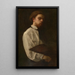 Autoportrait - Henri Fantin-Latour — ingelijst kunstwerk aan de muur
