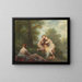 Drie bezorgde baders - Henri Fantin-Latour — ingelijst kunstwerk aan de muur