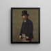 Édouard Manet - Henri Fantin-Latour — ingelijst kunstwerk aan de muur