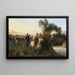 De Arabische Verkenners - Henri Félix Emmanuel Philippoteaux — ingelijst kunstwerk aan de muur