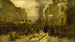 L'Orléanslaan tijdens de bombardementen van Parijs door de Pruisische legers in januari 1871 - Henri Félix Emmanuel Philippoteaux — weergave van het kunstwerk