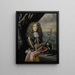Portrait of a gentleman wearing armor, probably George Legge, 1st Baron of Dartmouth - Henri Gascar — framed artwork on a wall
