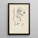 Studie sculpturale - Henri Gaudier-Brzeska — ingelijst kunstwerk aan de muur