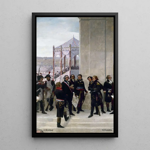 Jour de la Fédération 1790 La Convention 1792 - Henri Gervex — ingelijst kunstwerk aan de muur