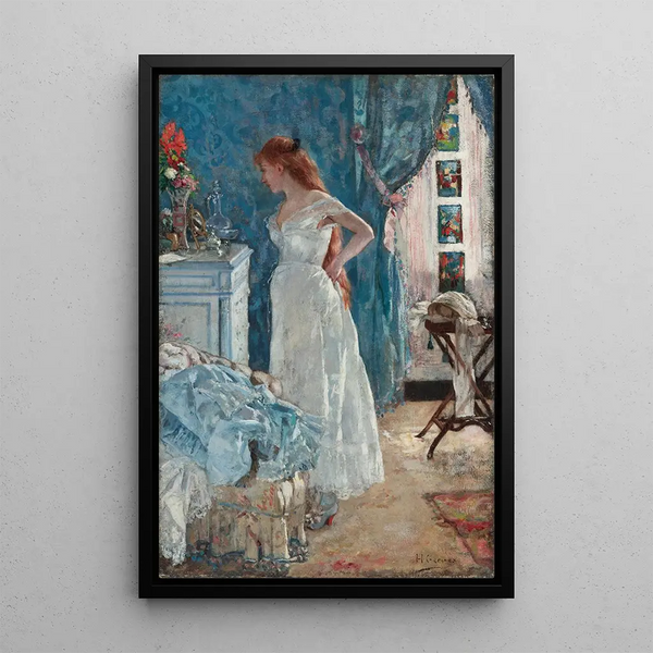 La Toilette - Henri Gervex — framed artwork on a wall