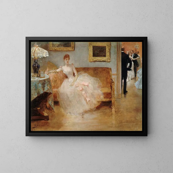 The Ball - Henri Gervex — framed artwork on a wall