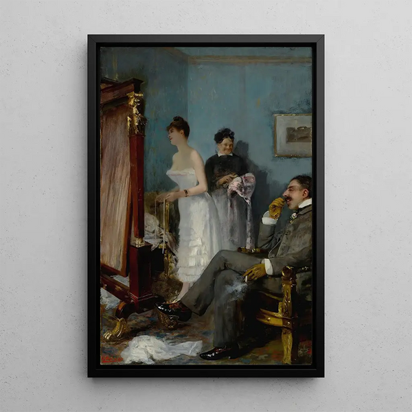 Nana - Henri Gervex — framed artwork on a wall