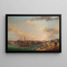 Het buitenhaven van Brest - Henri Joseph van Blarenberghe — ingelijst kunstwerk aan de muur