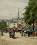 Place Saint-Michel - Henri Laurent Mouren — weergave van het kunstwerk