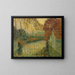 Kanaal in de herfst in Gisors - Henri Le Sidaner — ingelijst kunstwerk aan de muur