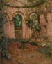 La chapelle rose Montreuil-Bellay - Henri Le Sidaner — weergave van het kunstwerk