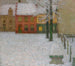 De sneeuw - Henri Le Sidaner — weergave van het kunstwerk