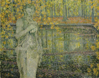 De Oude Faun - Henri Le Sidaner — weergave van het kunstwerk