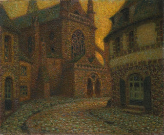 L'église de Tréguier - Henri Le Sidaner — weergave van het kunstwerk