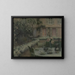 van Het tafel in de witte tuin in Gerberoy - Henri Le Sidaner — ingelijst kunstwerk aan de muur