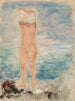 badende vrouw - Henri Lebasque — weergave van het kunstwerk