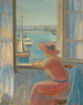 voor het raam Île d'Yeu - Henri Lebasque — weergave van het kunstwerk