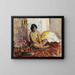 L'Égyptienne op fruitschaal - Henri Lebasque — ingelijst kunstwerk aan de muur