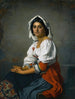 La Jeune Italienne - Henri Lehmann — weergave van het kunstwerk