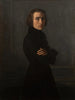 Portret van Franz Liszt 1811-1886, componist en pianist - Henri Lehmann — weergave van het kunstwerk