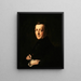 Portret van Dr M. G. Worms - Henri Lehmann — ingelijst kunstwerk aan de muur