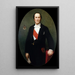 Portret van baron Haussmann 1809-1891 prefect van de Seine 1853-1870 - Henri Lehmann — ingelijst kunstwerk aan de muur