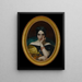 Portret van Clémentine, Mme Alphonse Karr - Henri Lehmann — ingelijst kunstwerk aan de muur