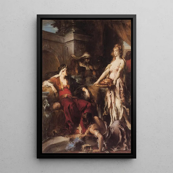 Hérodiade - Henri Léopold Lévy — framed artwork on a wall