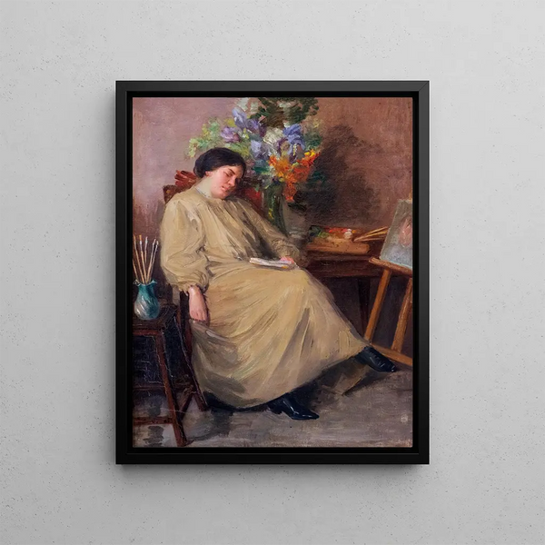 Henri Loubat - Le peintre endormi.webp