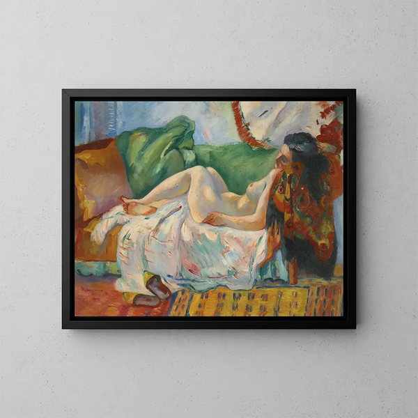 Sleeping Painting - Henri Manguin — framed artwork on a wall