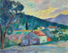 Le Mas de Saint-Tropez - Henri Manguin — weergave van het kunstwerk
