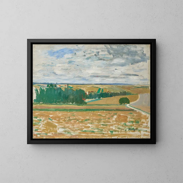 Landscape Painting of La Beauce - Henri Manguin — framed artwork on a wall